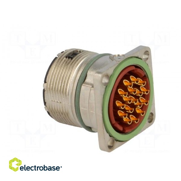 Connector: M23 | socket | PIN: 17 | male | soldering | straight | 7A | IP68 paveikslėlis 4