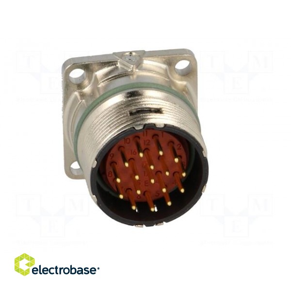 Connector: M23 | socket | PIN: 17 | male | soldering | straight | 7A | IP68 фото 9