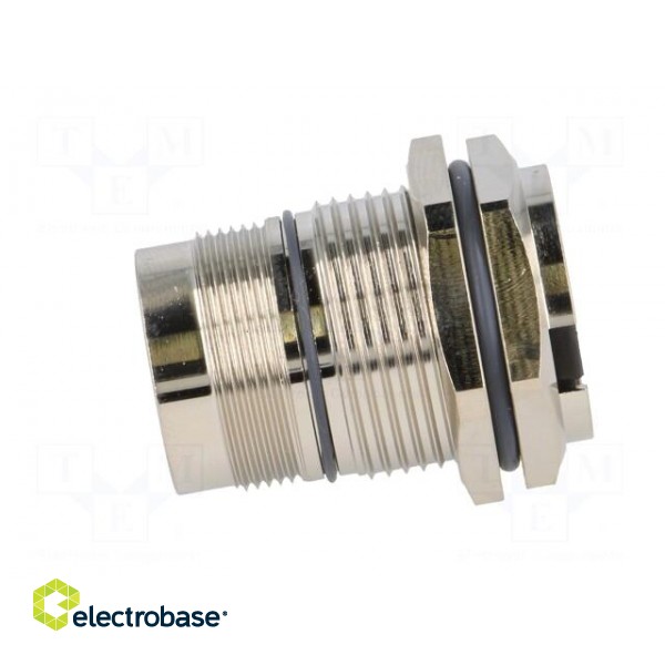 Connector: M23 | socket | PIN: 6 | male | crimped | 28A | shielded | IP67 image 3
