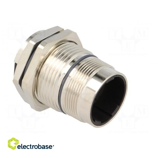 Connector: M23 | socket | PIN: 6 | male | crimped | 28A | shielded | IP67 image 8