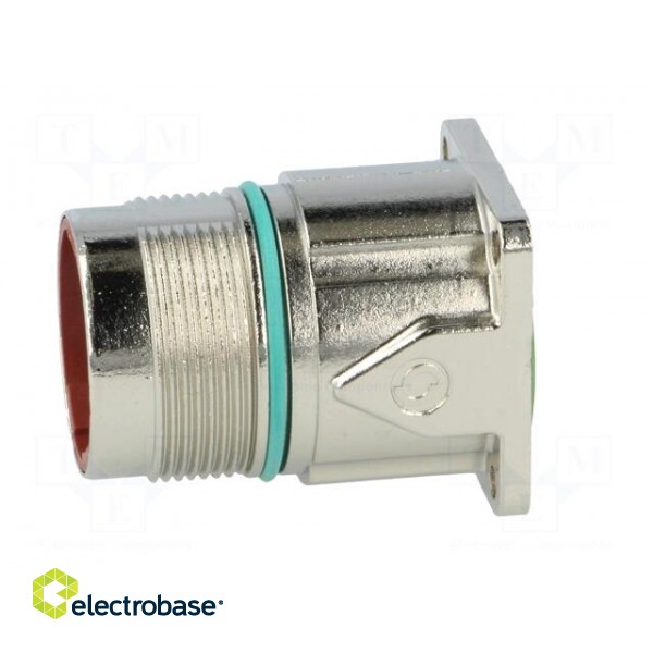 Connector: M23 | socket | PIN: 8(4+4) | male | crimped | straight | IP68 фото 3