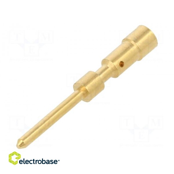 Contact | Size: 1mm | male | 0.14÷1mm2 | crimped | for cable