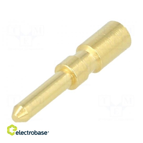 Contact | male | 0.75÷2.5mm2 | gold-plated | crimped | for cable