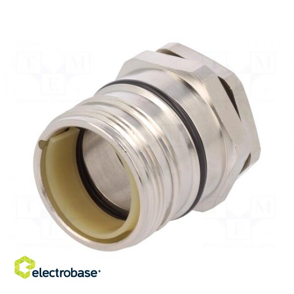 Enclosure: for circular connectors | external thread | straight фото 1