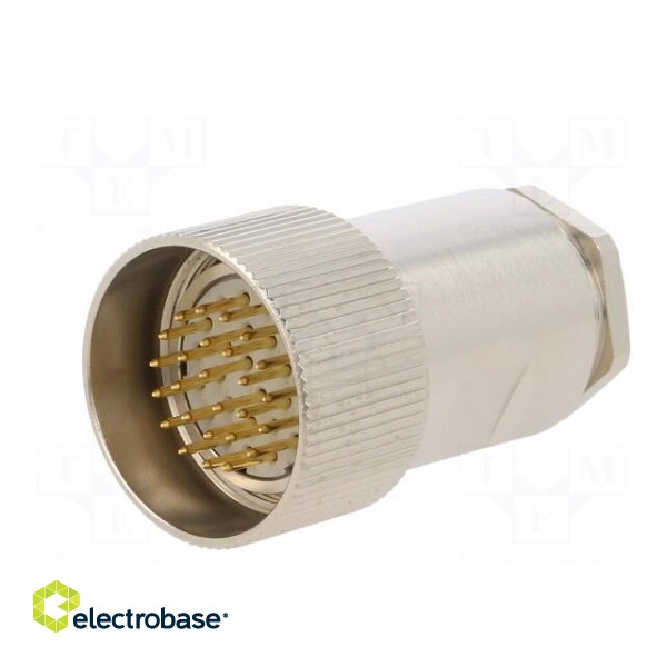 Connector: M27 | ZYLIN | plug | male | soldering | for cable | PIN: 26 image 2