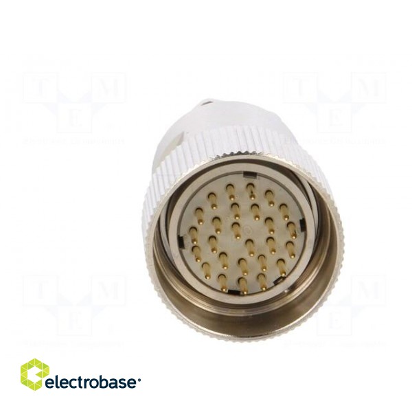 Connector: M27 | ZYLIN | plug | male | soldering | for cable | PIN: 26 paveikslėlis 9