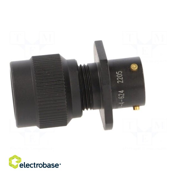 Connector: circular | socket,plug | PIN: 7 | male | soldering | 62IN image 7