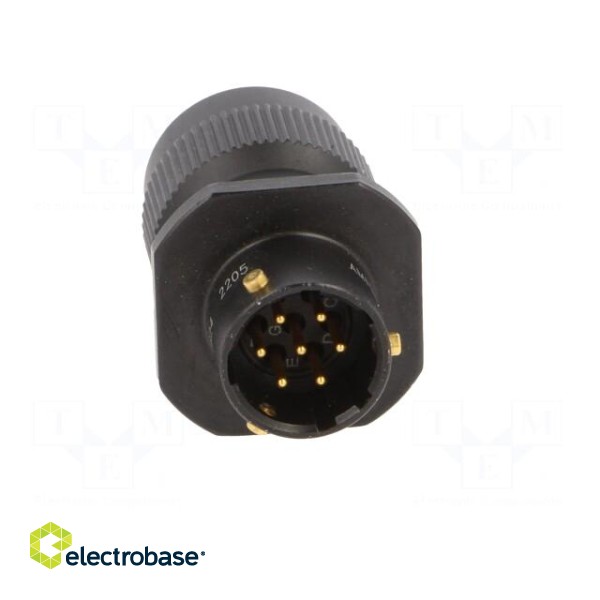 Connector: circular | socket,plug | PIN: 7 | male | soldering | 62IN image 9