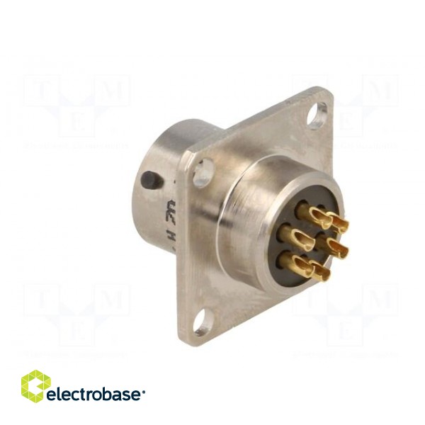 Connector: circular | socket | PIN: 6 | female | soldering | PT/451 | 600V image 4