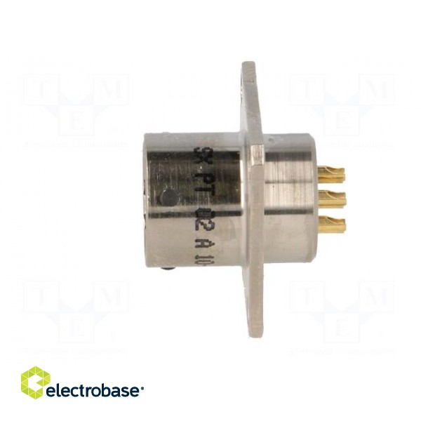 Connector: circular | socket | PIN: 6 | female | soldering | PT/451 | 600V image 3