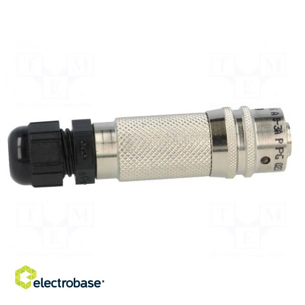 Connector: circular | PT | plug | male | PIN: 3 | with cable gland | 7.5A image 7