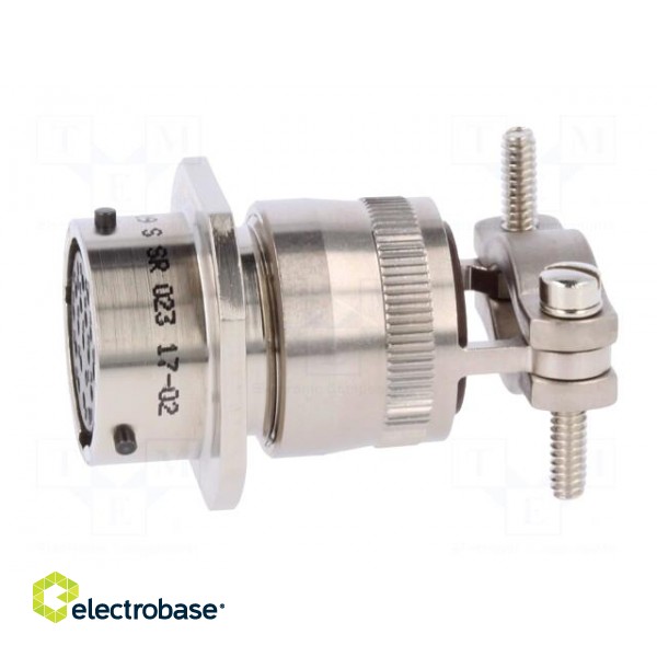 Connector: circular | PT | plug | female | PIN: 19 | with cable clamp image 3