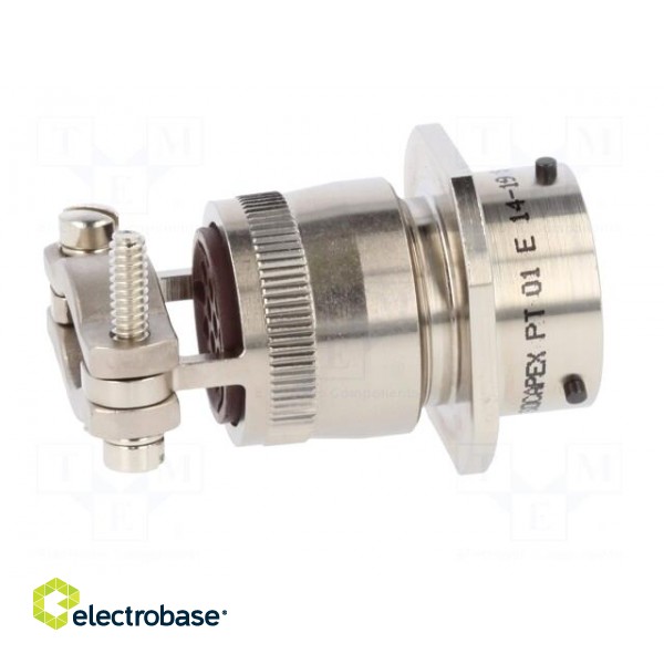Connector: circular | PT | plug | female | PIN: 19 | with cable clamp image 7