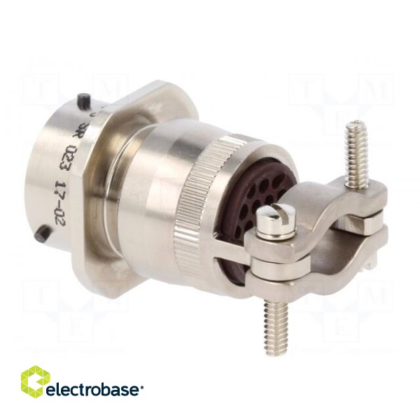 Connector: circular | PT | plug | female | PIN: 19 | with cable clamp paveikslėlis 4