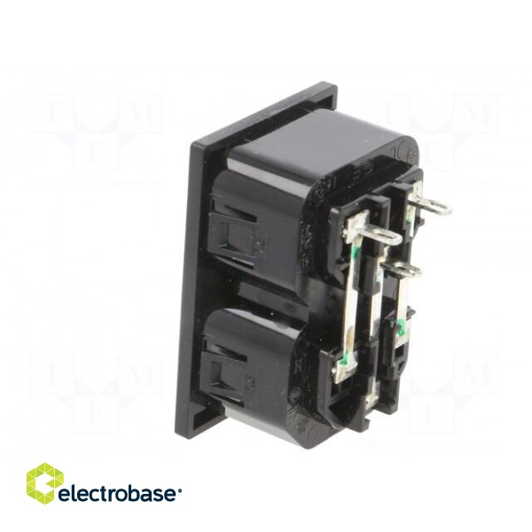 Connector: AC supply | female | socket | 250VAC | 10A | max.1.5mm paveikslėlis 4