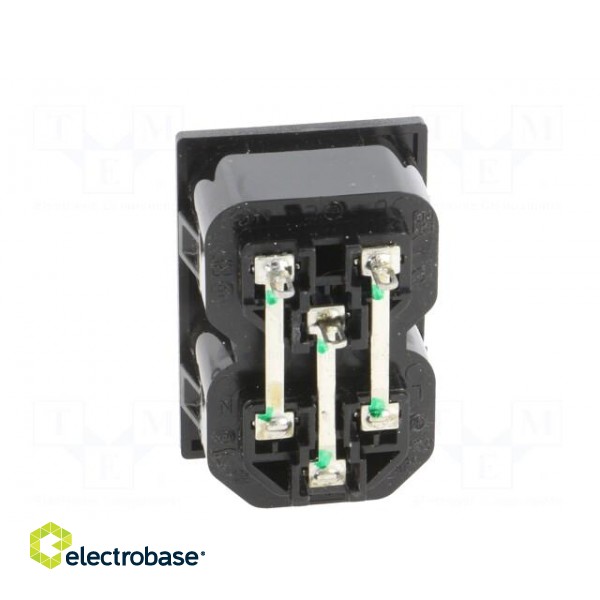 Connector: AC supply | female | socket | 250VAC | 10A | max.1.5mm paveikslėlis 5