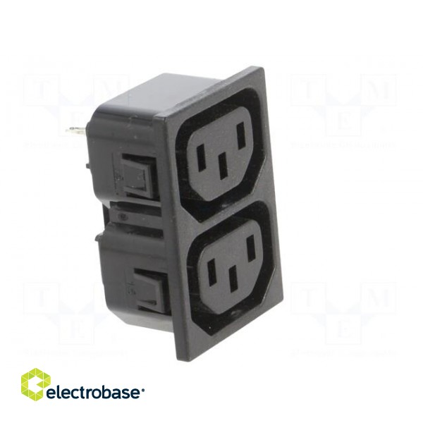 Connector: AC supply | female | socket | 250VAC | 10A | max.1.5mm paveikslėlis 8