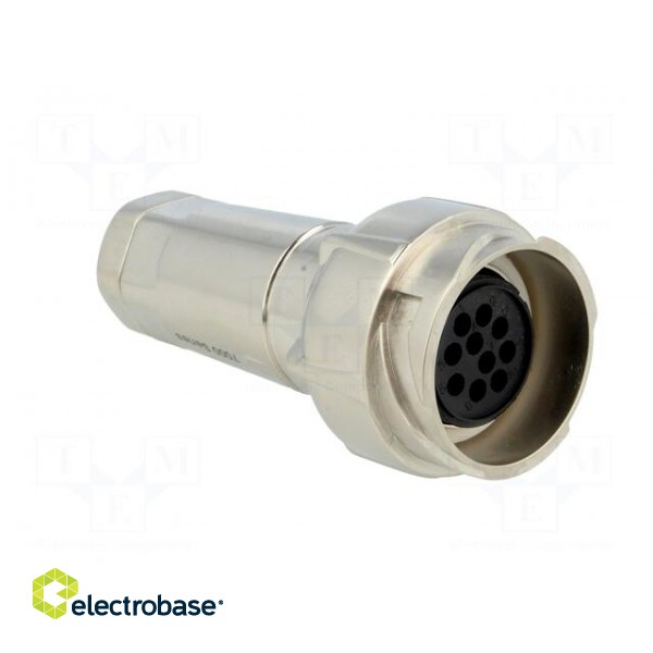 Connector: circular | plug | female | PIN: 10 | w/o contacts | for cable image 8