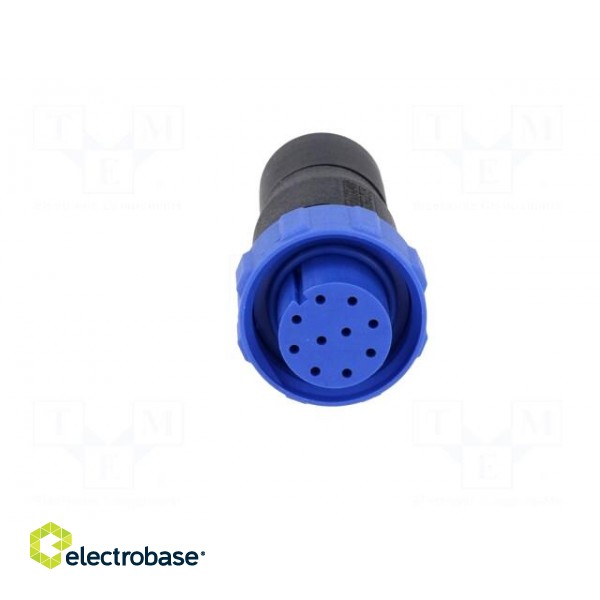 Connector: circular | plug | female | PIN: 10 | w/o contacts | for cable image 9