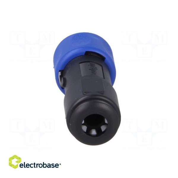 Connector: circular | plug | female | PIN: 10 | w/o contacts | for cable фото 4