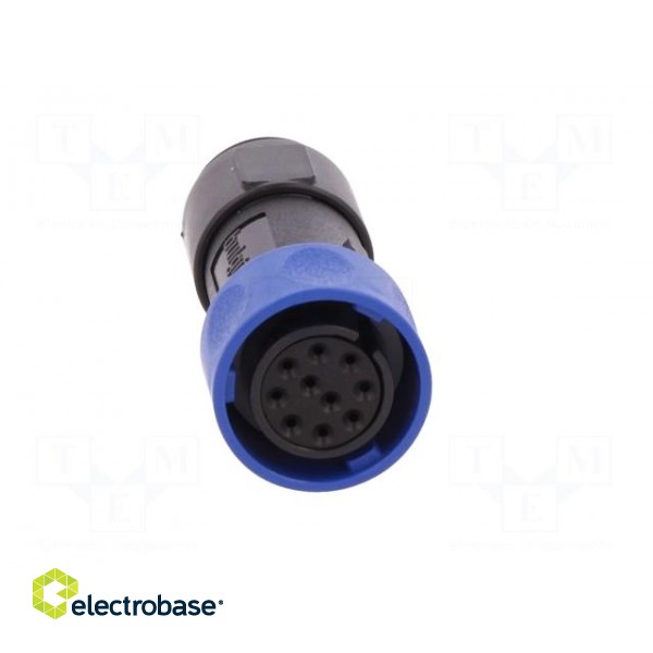 Connector: circular | plug | female | PIN: 10 | w/o contacts | for cable фото 5