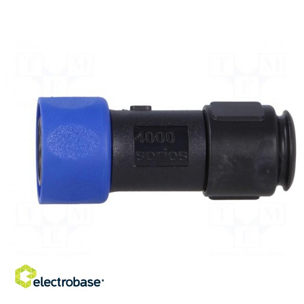 Connector: circular | plug | female | PIN: 10 | w/o contacts | for cable paveikslėlis 5