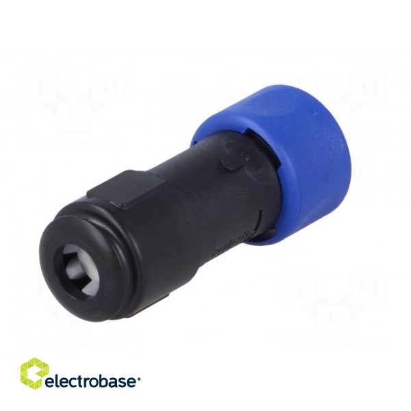 Connector: circular | plug | female | PIN: 10 | w/o contacts | for cable фото 1