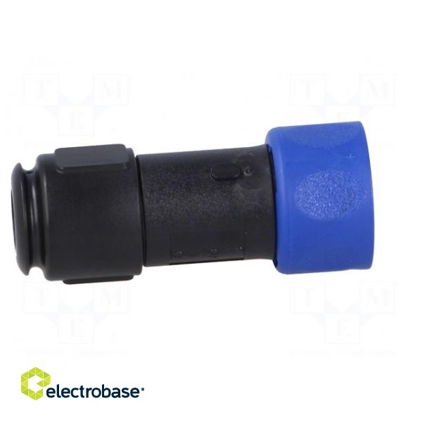 Connector: circular | plug | female | PIN: 10 | w/o contacts | for cable фото 3