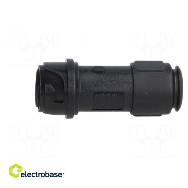 Connector: circular | plug | female | PIN: 10 | w/o contacts | for cable paveikslėlis 3