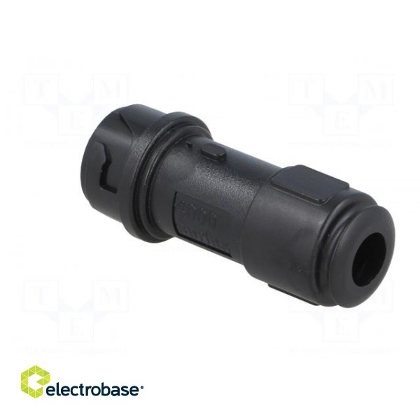 Connector: circular | plug | female | PIN: 10 | w/o contacts | for cable image 4