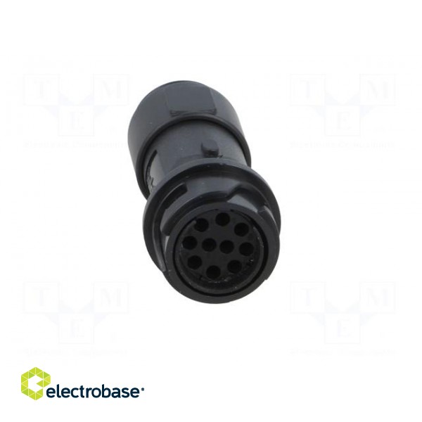 Connector: circular | plug | female | PIN: 10 | w/o contacts | for cable image 9