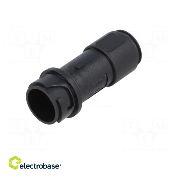 Connector: circular | plug | female | PIN: 10 | w/o contacts | for cable фото 2