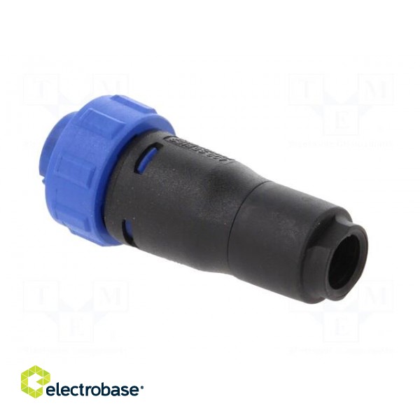 Connector: circular | plug | female | PIN: 12 | w/o contacts | for cable image 4