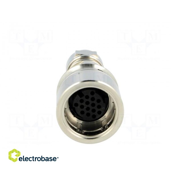 Connector: circular | plug | female | PIN: 16 | w/o contacts | for cable image 9
