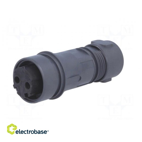 Connector: circular | plug | female | PIN: 2 | Buccaneer 6000 | UL94V-0 image 2