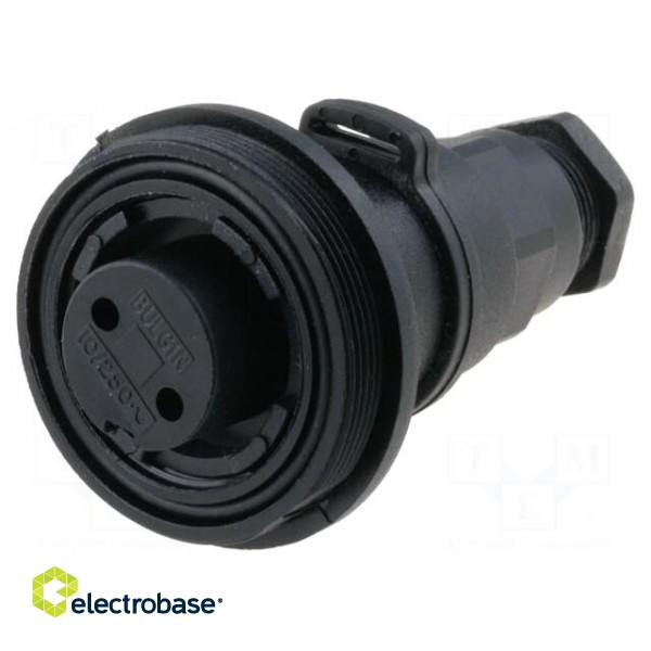 Connector: circular | plug | female | PIN: 2 | Buccaneer Standard | IP68