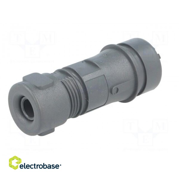 Connector: circular | plug | female | PIN: 2 | w/o contacts | for cable paveikslėlis 6