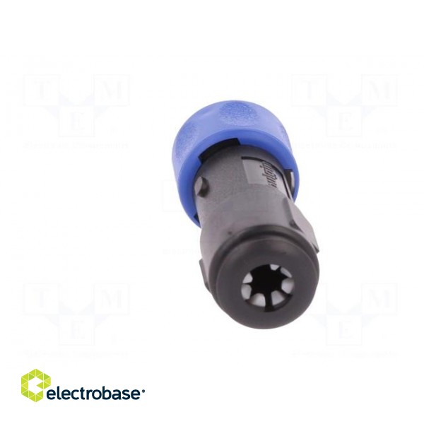 Connector: circular | plug | female | PIN: 2 | w/o contacts | for cable paveikslėlis 1