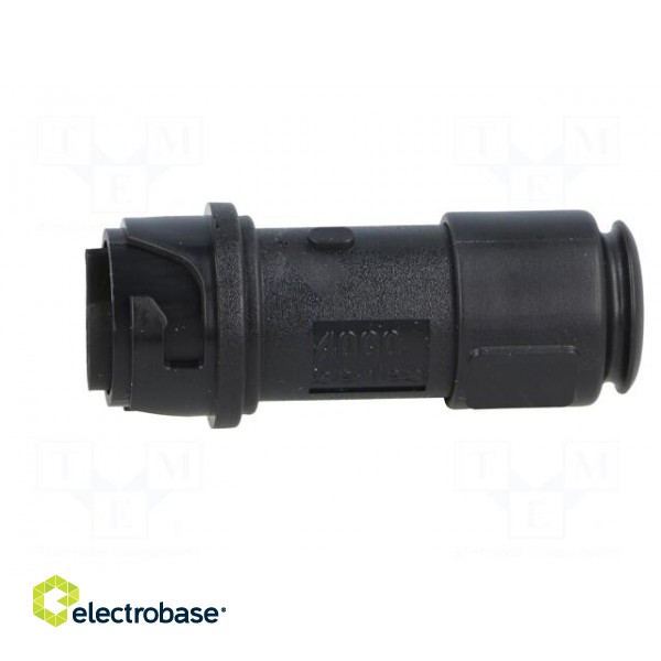 Connector: circular | plug | female | PIN: 2 | w/o contacts | for cable image 3