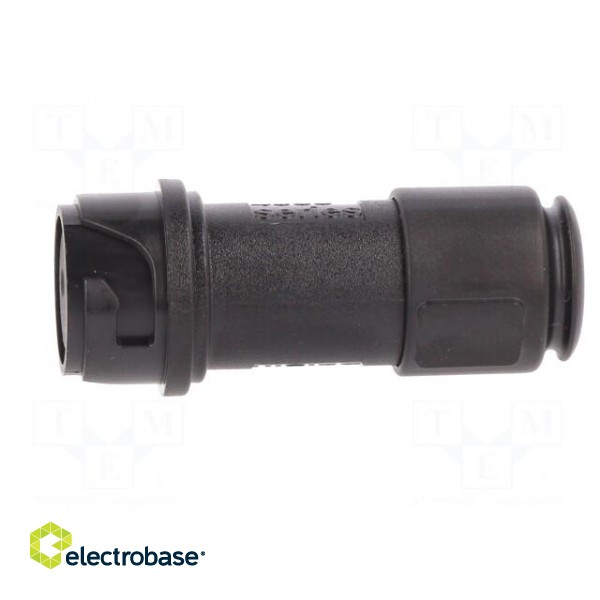 Connector: circular | plug | female | PIN: 2 | w/o contacts | for cable paveikslėlis 3