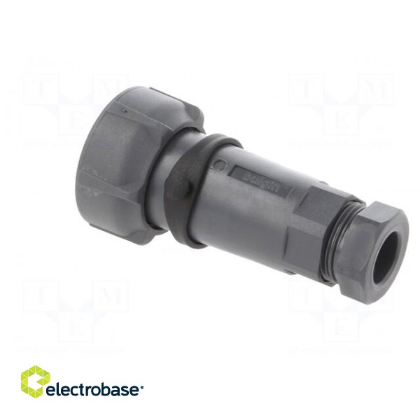 Connector: circular | plug | female | PIN: 32 | w/o contacts | for cable image 4