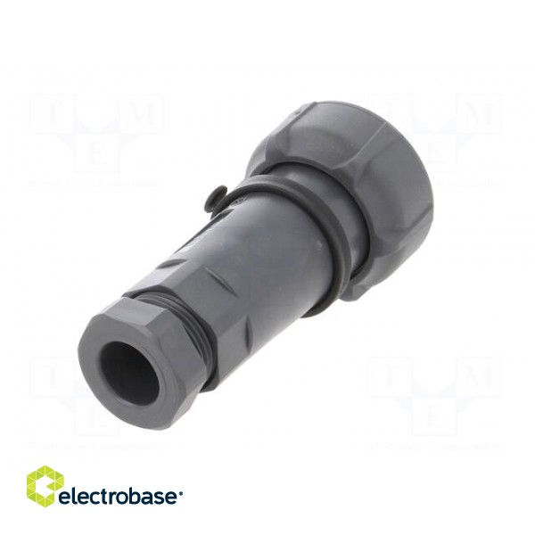 Connector: circular | plug | female | PIN: 32 | w/o contacts | for cable image 6