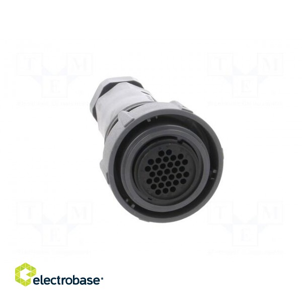 Connector: circular | plug | female | PIN: 32 | w/o contacts | for cable image 9