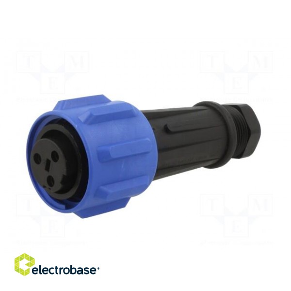 Connector: circular | plug | female | PIN: 3 | Buccaneer 900 | for cable фото 2