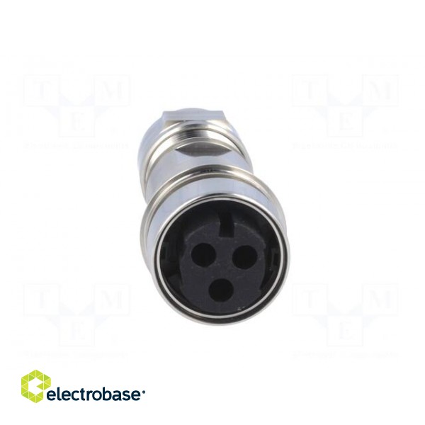 Connector: circular | plug | female | PIN: 3 | w/o contacts | for cable image 9