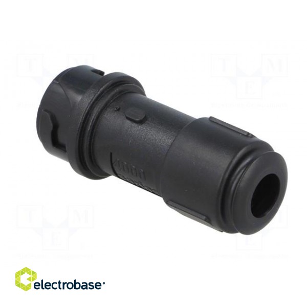 Connector: circular | plug | female | PIN: 4 | w/o contacts | for cable image 6