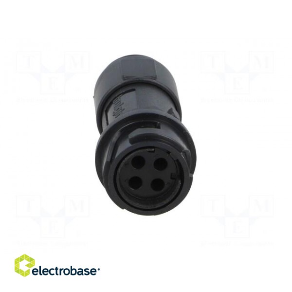 Connector: circular | plug | female | PIN: 4 | w/o contacts | for cable image 9