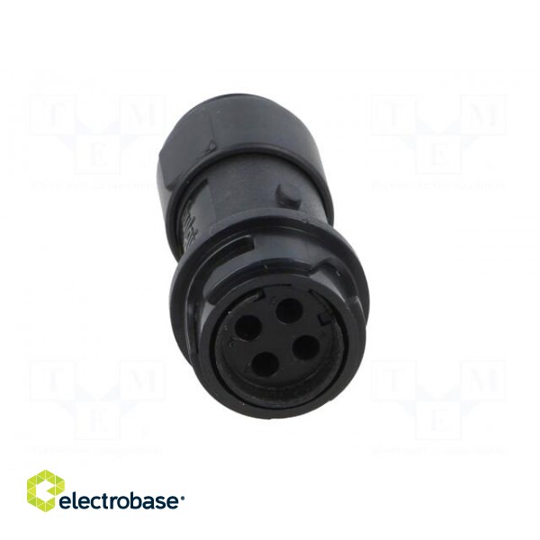 Connector: circular | plug | female | PIN: 4 | w/o contacts | for cable image 9