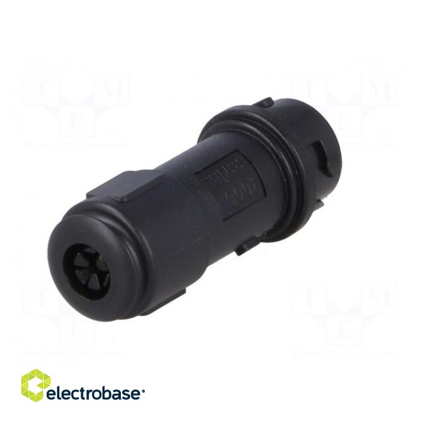 Connector: circular | plug | female | PIN: 4 | w/o contacts | for cable paveikslėlis 6