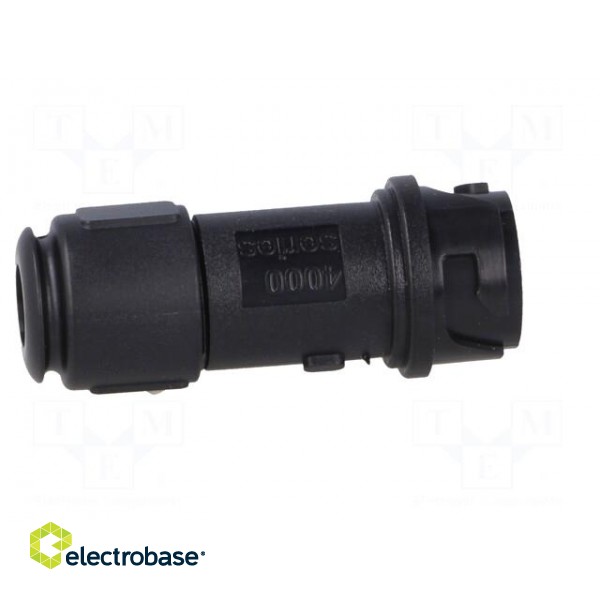 Connector: circular | plug | female | PIN: 4 | w/o contacts | for cable paveikslėlis 7